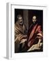 The Apostles St. Peter and St. Paul, 1587-1592-El Greco-Framed Giclee Print