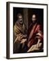 The Apostles St. Peter and St. Paul, 1587-1592-El Greco-Framed Giclee Print