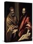 The Apostles St. Peter and St. Paul, 1587-1592-El Greco-Stretched Canvas