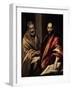 The Apostles St. Peter and St. Paul, 1587-1592-El Greco-Framed Giclee Print
