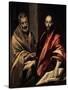 The Apostles St. Peter and St. Paul, 1587-1592-El Greco-Stretched Canvas