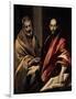 The Apostles St. Peter and St. Paul, 1587-1592-El Greco-Framed Giclee Print