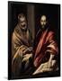 The Apostles St. Peter and St. Paul, 1587-1592-El Greco-Framed Giclee Print