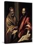 The Apostles St. Peter and St. Paul, 1587-1592-El Greco-Stretched Canvas