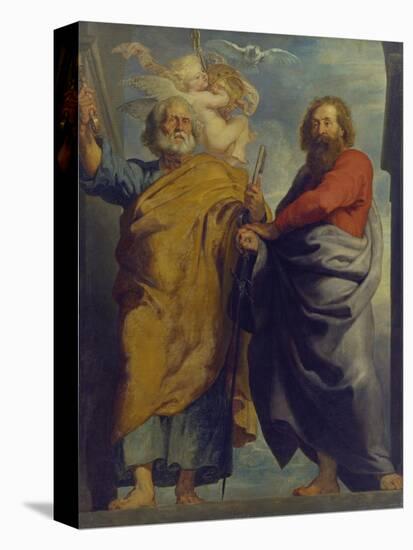 The Apostles St. Peter and St. Paul-Peter Paul Rubens-Stretched Canvas