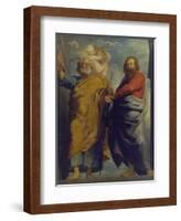 The Apostles St. Peter and St. Paul-Peter Paul Rubens-Framed Giclee Print