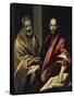 The Apostles St. Peter and St. Paul-El Greco-Framed Stretched Canvas