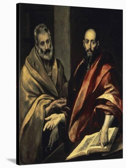 The Apostles St. Peter and St. Paul-El Greco-Stretched Canvas