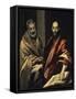 The Apostles St. Peter and St. Paul-El Greco-Framed Stretched Canvas