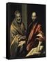 The Apostles St. Peter and St. Paul-El Greco-Framed Stretched Canvas