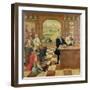 The Apothecary C. Morelot in His Pharmacy, 1751-C. Souville-Framed Giclee Print