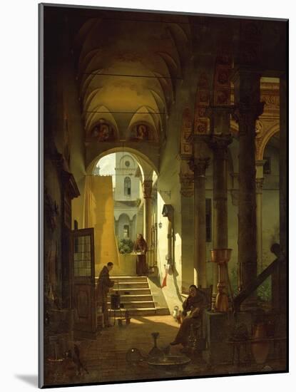 The Apothecary of a Cloister, 1823-Giovanni Migliara-Mounted Giclee Print