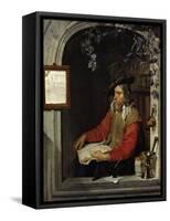 The Apothecary Or, the Chemist-Gabriel Metsu-Framed Stretched Canvas