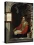 The Apothecary Or, the Chemist-Gabriel Metsu-Stretched Canvas