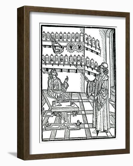 The Apothecary's Shop, Strasbourg, 1483-Johannis De Cuba-Framed Giclee Print