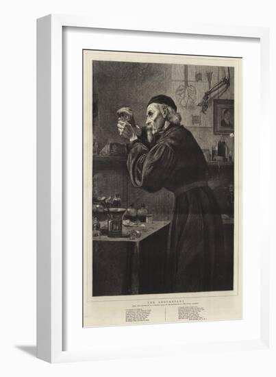 The Apothecary-Henry Stacey Marks-Framed Giclee Print