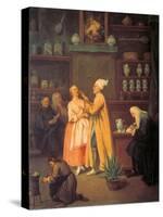 The Apothecary-Pietro Longhi-Stretched Canvas