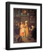 The Apothecary-Pietro Longhi-Framed Premium Giclee Print