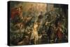 The Apotheosis of Henri Iv and the Proclamation of the Regency of Marie De Medici, 1622-25-Peter Paul Rubens-Stretched Canvas