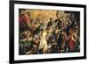 The Apotheosis of Henri IV and the Proclamation of the Regency of Marie de Medici, 1622-25-Peter Paul Rubens-Framed Giclee Print