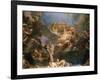 The Apotheosis of Hercules, Ceiling of Hercules Salon, Decorated 1710-Francois Lemoyne-Framed Giclee Print