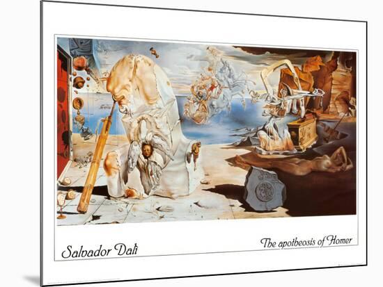 The Apotheosis of Homer-Salvador Dalí-Mounted Art Print