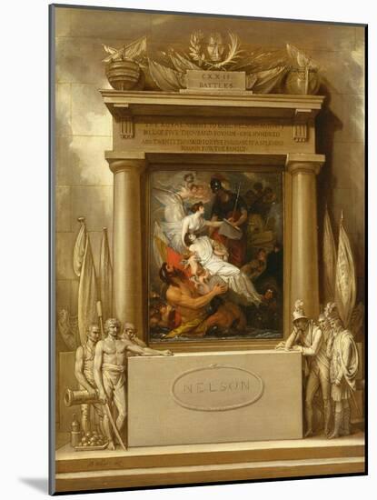 The Apotheosis of Nelson, 1807-Benjamin West-Mounted Giclee Print