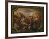 The Apotheosis of Romulus: Sketch for a Ceiling Decoration-Sir James Thornhill-Framed Giclee Print