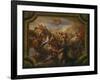 The Apotheosis of Romulus: Sketch for a Ceiling Decoration-Sir James Thornhill-Framed Giclee Print