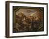 The Apotheosis of Romulus: Sketch for a Ceiling Decoration-Sir James Thornhill-Framed Giclee Print