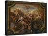 The Apotheosis of Romulus: Sketch for a Ceiling Decoration-Sir James Thornhill-Stretched Canvas