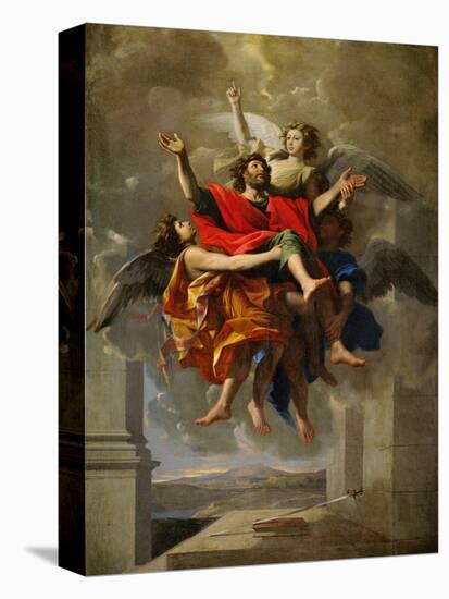 The Apotheosis of Saint Paul-Nicolas Poussin-Stretched Canvas