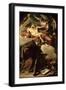 The Apotheosis of St. Jerome with St. Peter of Alcantara and an Unidentified Franciscan-Giovanni Battista Pittoni-Framed Premium Giclee Print