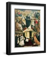 The Apotheosis of St. Thomas Aquinas, 1631-Francisco de Zurbarán-Framed Giclee Print