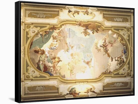 The Apotheosis of the Pisani Family-Giambattista Tiepolo-Framed Stretched Canvas