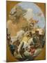 The Apotheosis of the Spanish Monarchy, c.1765-Giovanni Battista Tiepolo-Mounted Giclee Print