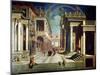 The Apparition of the Sibyl to Caesar Augustus, 1535-Paris Bordone-Mounted Giclee Print