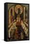 The Apparition of the Virgin to a Dominican Community-Pedro Berruguete-Framed Stretched Canvas