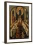 The Apparition of the Virgin to a Dominican Community-Pedro Berruguete-Framed Giclee Print