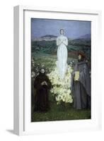 The Apparition of the Virgin to St Francis of Assisi and Bonaventure-Luigi Serra-Framed Giclee Print