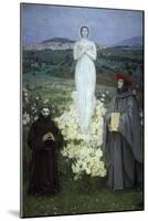 The Apparition of the Virgin to St Francis of Assisi and Bonaventure-Luigi Serra-Mounted Giclee Print