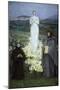 The Apparition of the Virgin to St Francis of Assisi and Bonaventure-Luigi Serra-Mounted Giclee Print