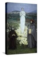 The Apparition of the Virgin to St Francis of Assisi and Bonaventure-Luigi Serra-Stretched Canvas