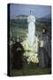 The Apparition of the Virgin to St Francis of Assisi and Bonaventure-Luigi Serra-Stretched Canvas