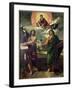 The Apparition of the Virgin to the Saints John the Baptist and St. John the Evangelist-Dosso Dossi-Framed Giclee Print