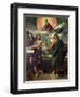 The Apparition of the Virgin to the Saints John the Baptist and St. John the Evangelist-Dosso Dossi-Framed Giclee Print