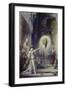 The Apparition. (Sketch)-Gustave Moreau-Framed Giclee Print