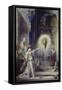 The Apparition. (Sketch)-Gustave Moreau-Framed Stretched Canvas