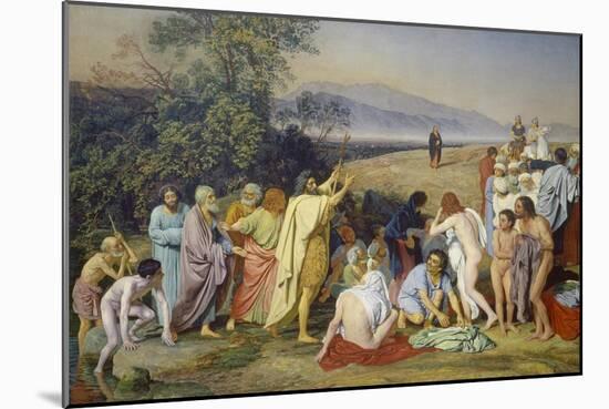 The Appearance of Christ to the People (The Appearance of the Messiah), 1837/57-Alexander Iwanow-Mounted Giclee Print