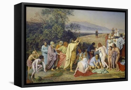 The Appearance of Christ to the People (The Appearance of the Messiah), 1837/57-Alexander Iwanow-Framed Stretched Canvas